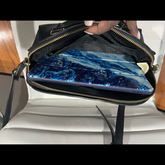 Kate Spade Bag, Black w/ Gold Accents - Picture 5 of 9